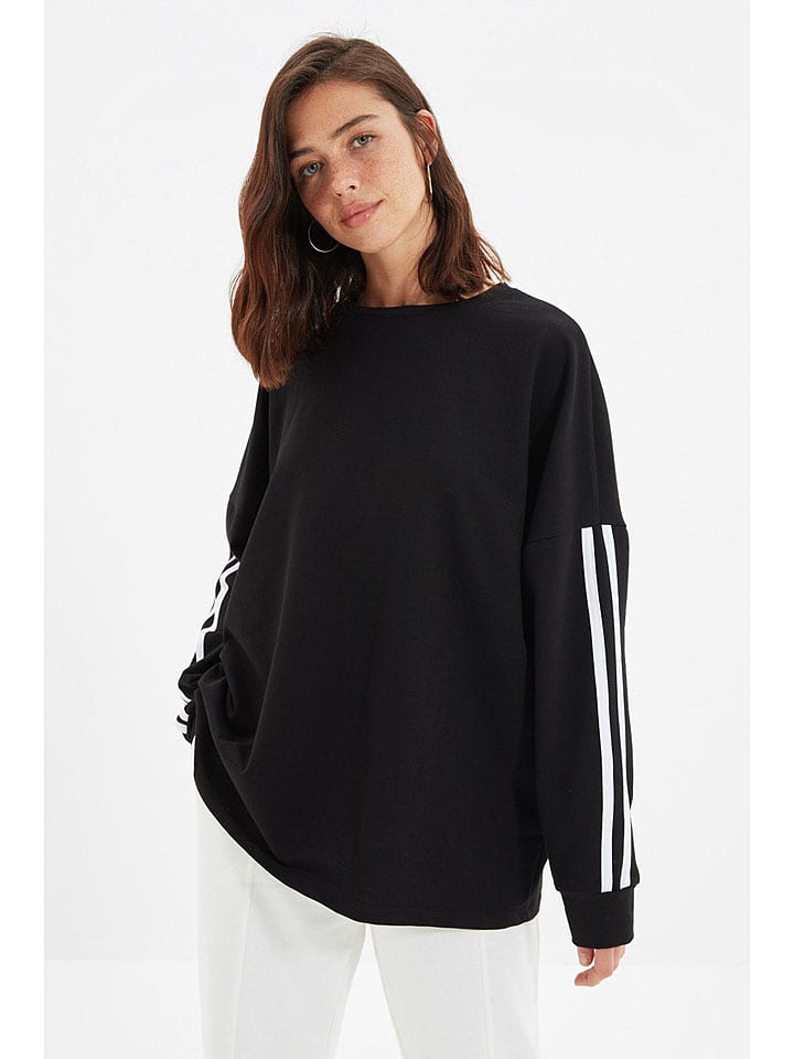 trendyol Bluza w kolorze czarnym rozmiar: M