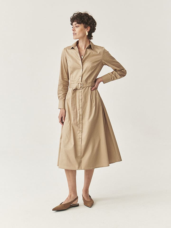 TATUUM Sukienka w kolorze beżowym rozmiar: 38