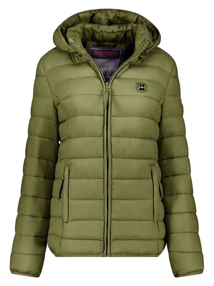 ANAPURNA Kurtka zimowa "Akitalana Hood" w kolorze oliwkowym rozmiar: XL