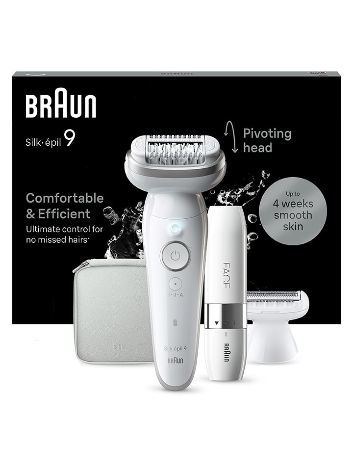 Braun Depilator "Silk-épil 9-341" w kolorze srebrno-białym rozmiar: onesize