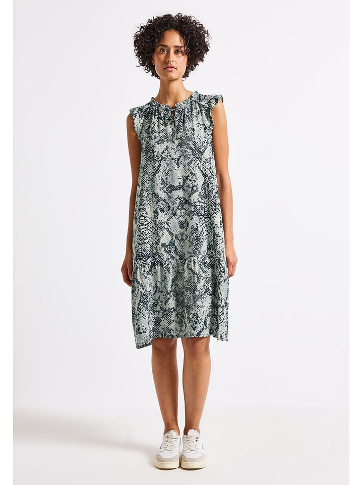 Street One Sukienka w kolorze kremowo-morskim rozmiar: 44