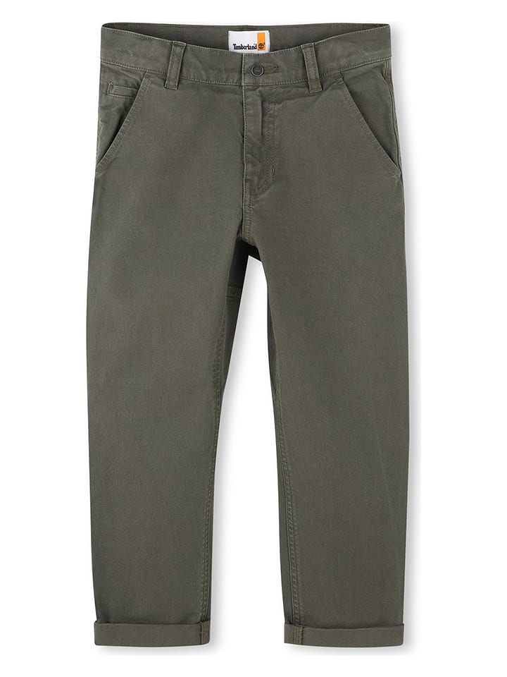 Timberland Spodnie chino w kolorze oliwkowym rozmiar: 152
