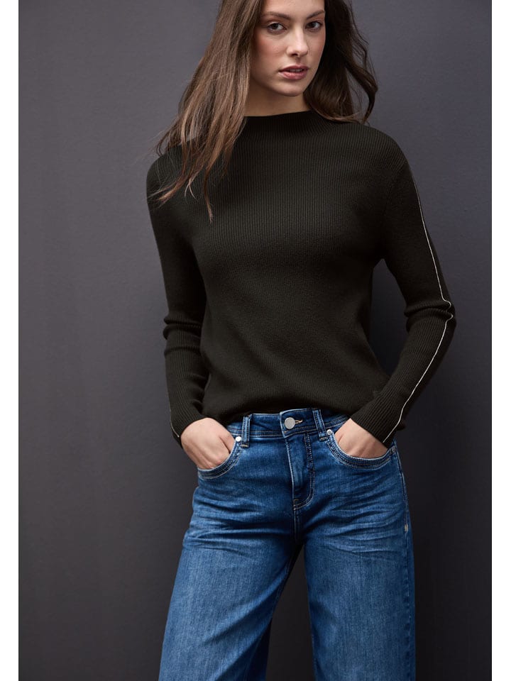 Street One Sweter w kolorze brązowym rozmiar: 44