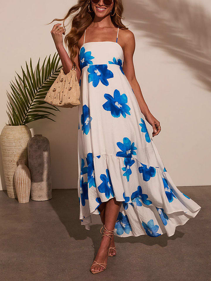 Milan Kiss Sukienka w kolorze biało-niebieskim rozmiar: S