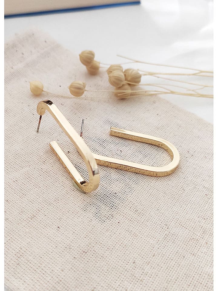 atelier MIU Pozłacane kolczyki-półkreole rozmiar: onesize