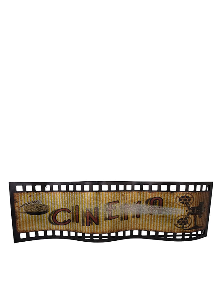 Anticline Dekoracja ścienna w kolorze beżowo-czarnym - 150 x 45 x 12 cm rozmiar: onesize