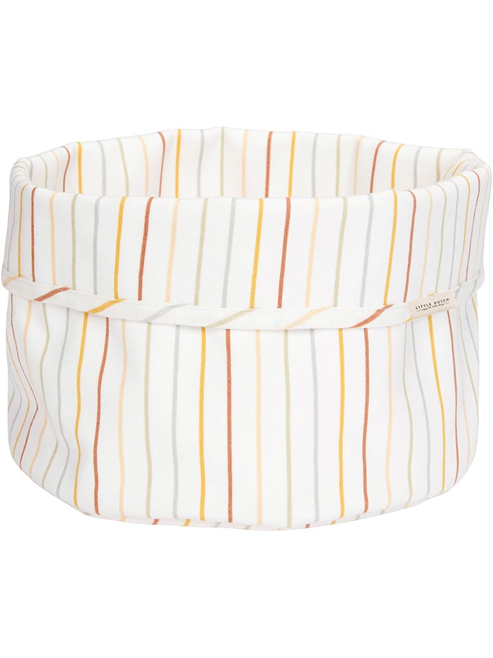 Little Dutch Koszyczek w kolorze kremowym ze wzorem rozmiar: onesize