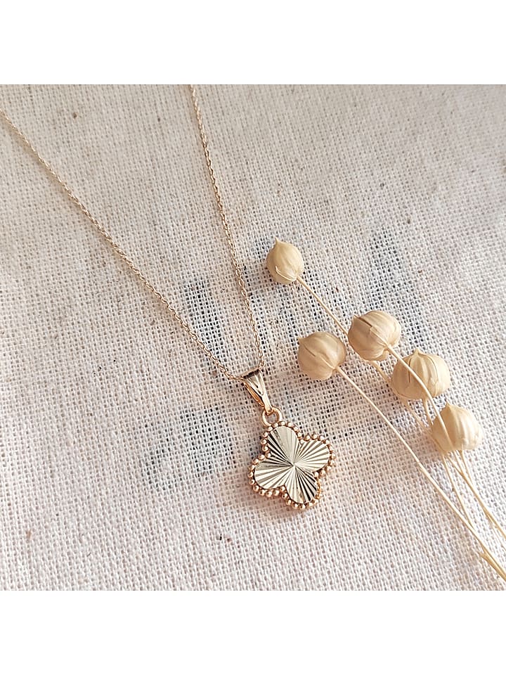 atelier MIU Pozłacany naszyjnik z zawieszką - dł. 42 cm rozmiar: onesize