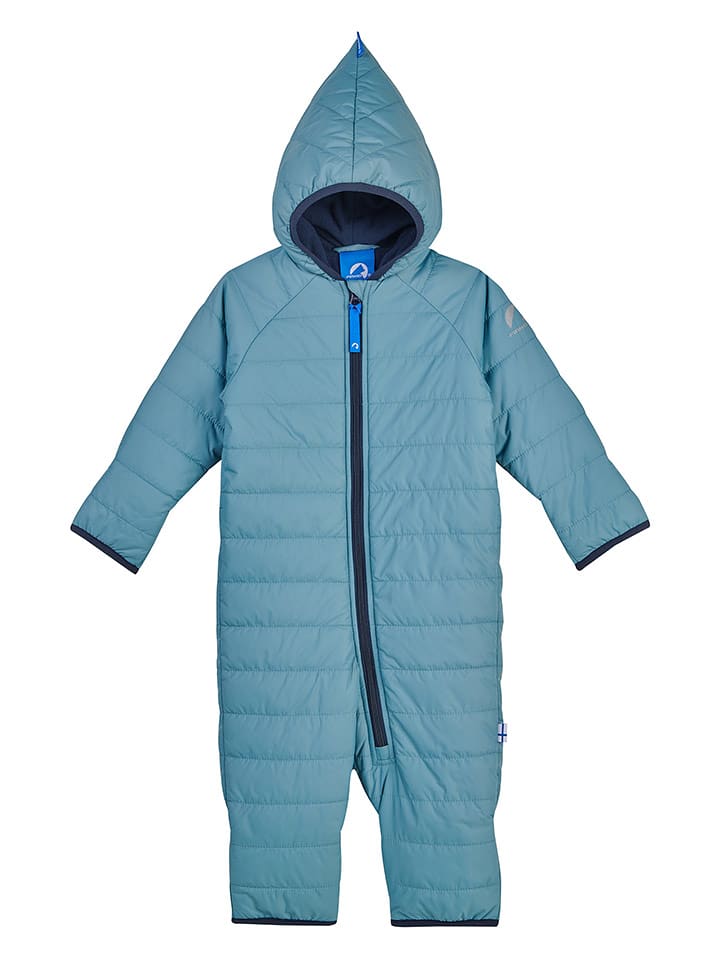finkid Kombinezon zimowy "Pikku Vanu" w kolorze błękitnym rozmiar: 90/100