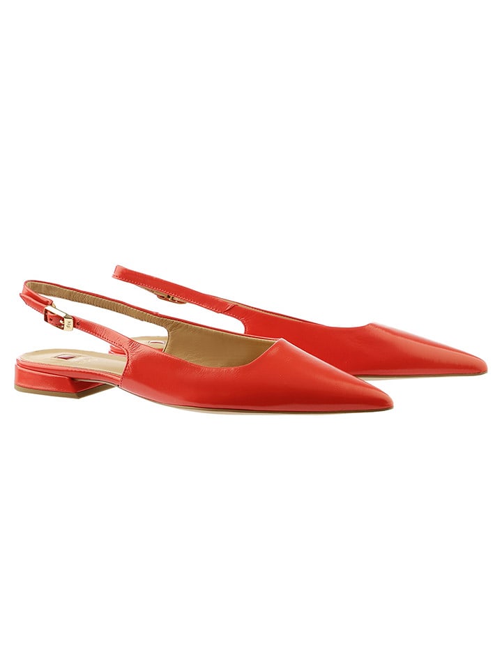 Högl Skórzane baleriny w kolorze czerwonym rozmiar: 35