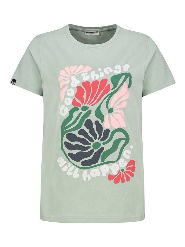 Eight2Nine Koszulka w kolorze zielonym rozmiar: S