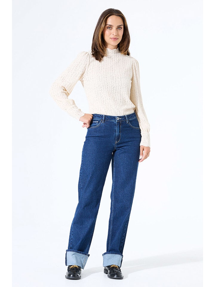 Garcia Bluzka w kolorze kremowym rozmiar: S