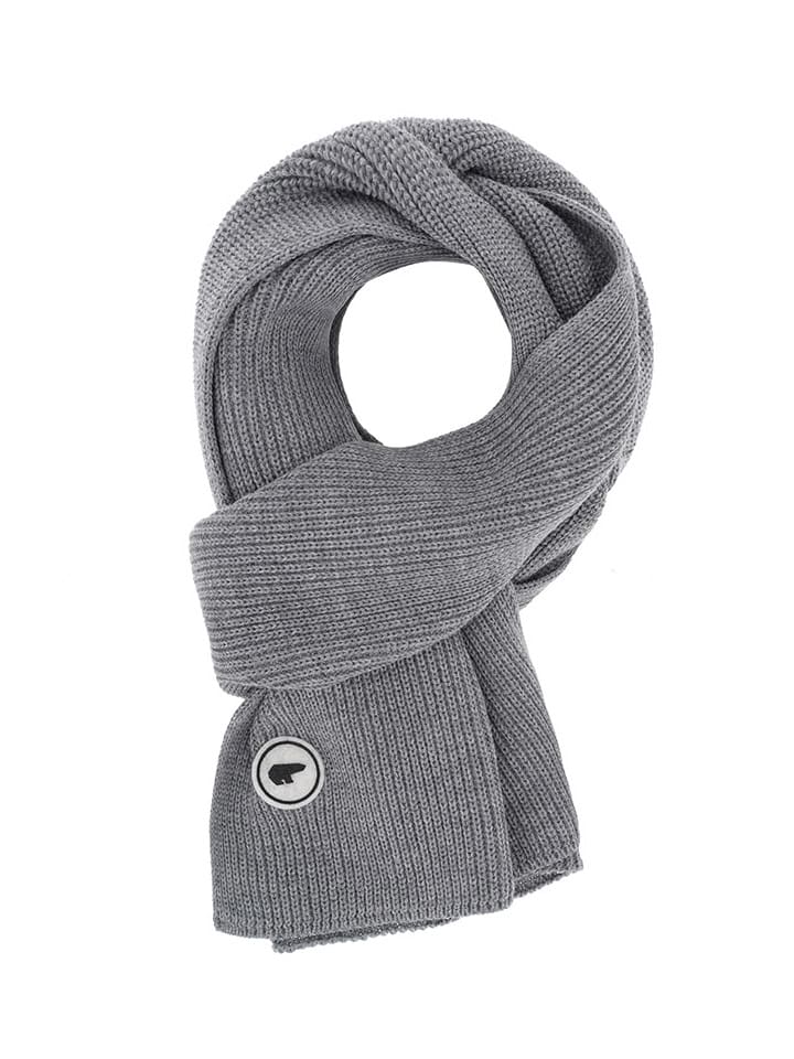 Eisbär Wełniany szal "Laren 2.0" w kolorze szarym rozmiar: onesize