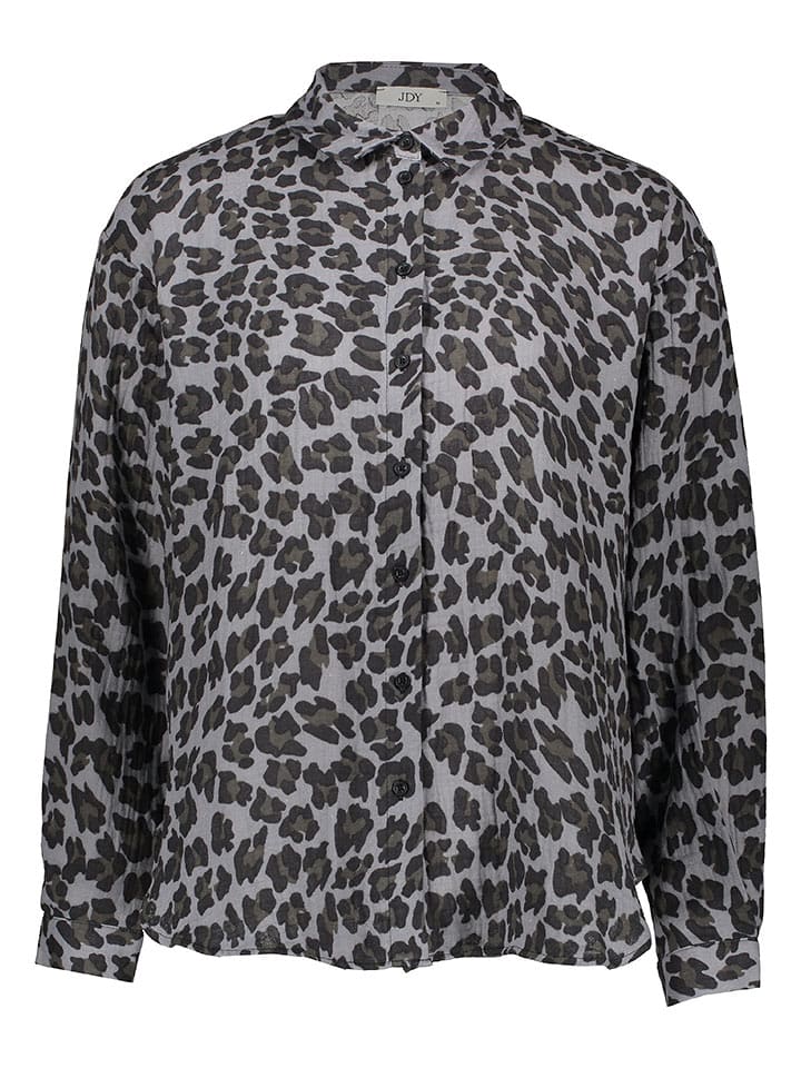 JDY Bluzka w kolorze szarym rozmiar: XL