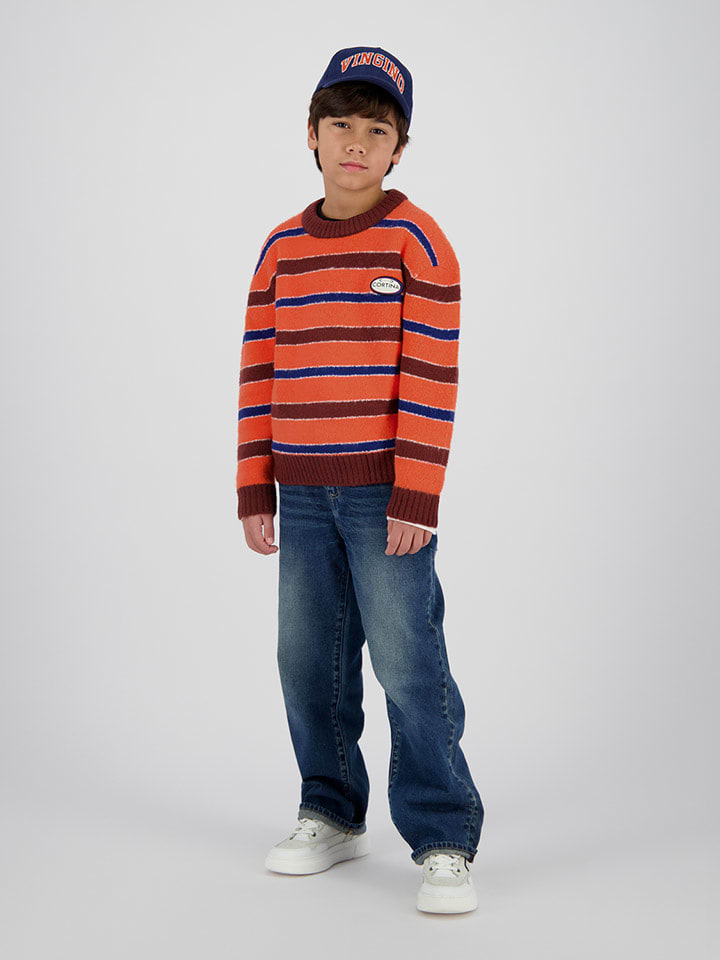 Vingino Dżinsy "Gio" - Comfort fit - w kolorze niebieskim rozmiar: 134