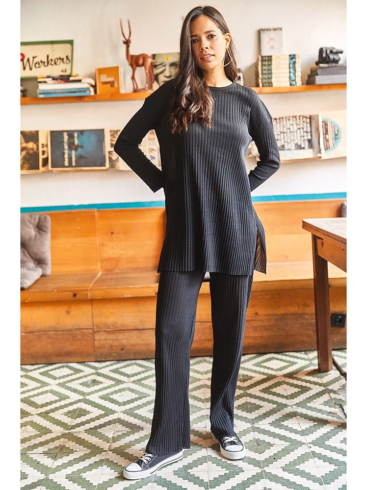 Olalook 2-częściowy zestaw w kolorze czarnym rozmiar: M