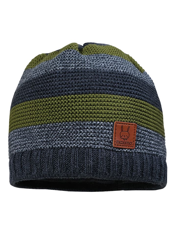 MaxiMo Czapka w kolorze granatowo-zielonym rozmiar: 47 cm