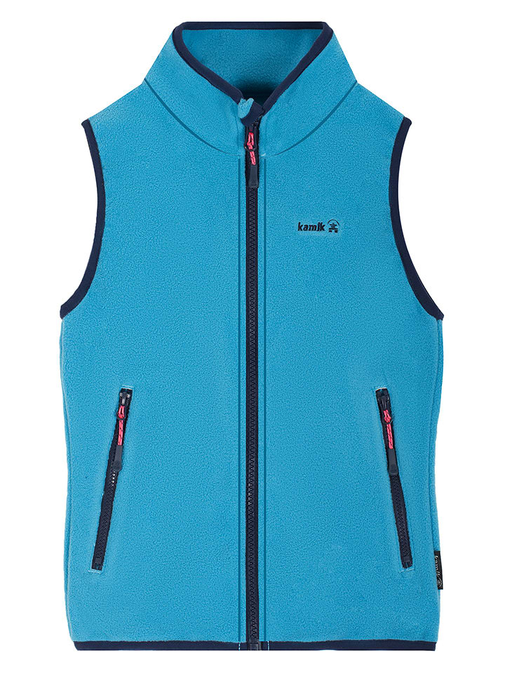 Kamik Kamizelka polarowa "Dawn" w kolorze błękitnym rozmiar: 164