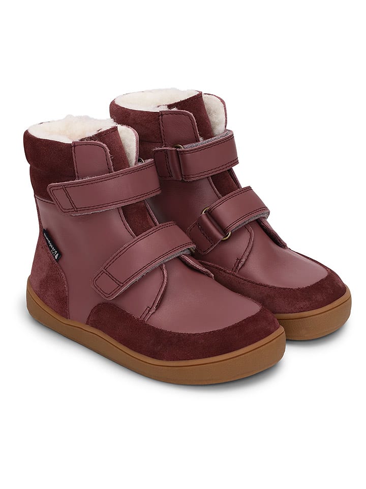 Bundgaard Skórzane botki "Basil Strap II TEX" w kolorze czerwonym rozmiar: 31