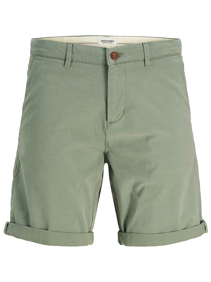 Jack & Jones Szorty chino w kolorze zielonym rozmiar: XL