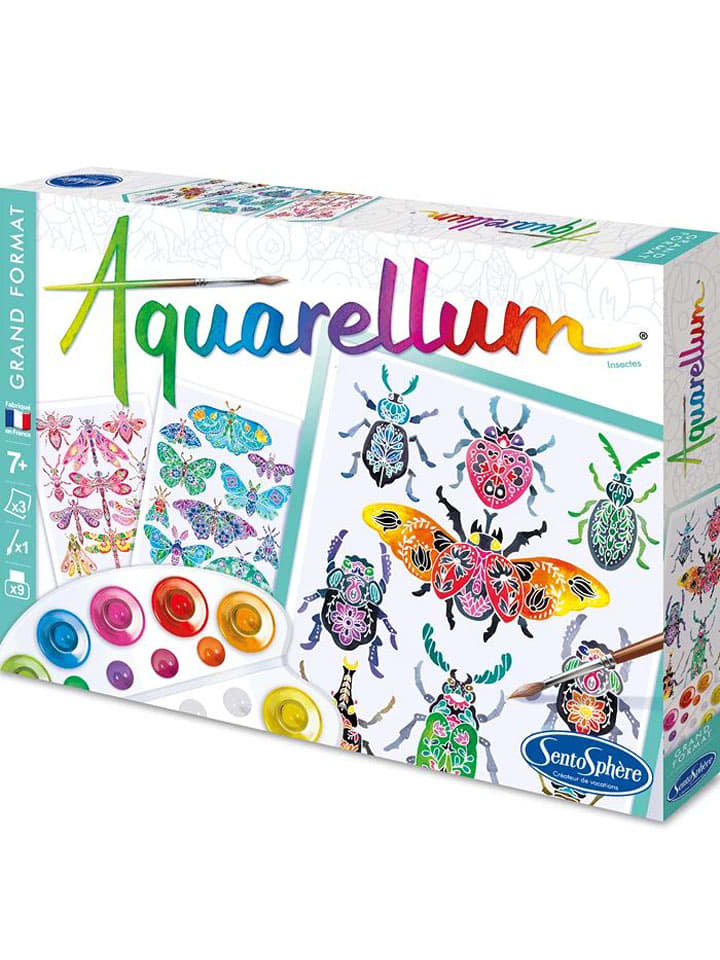 SentoSphere Zestaw do malowania akwarelami "Insects" - 7+ rozmiar: onesize