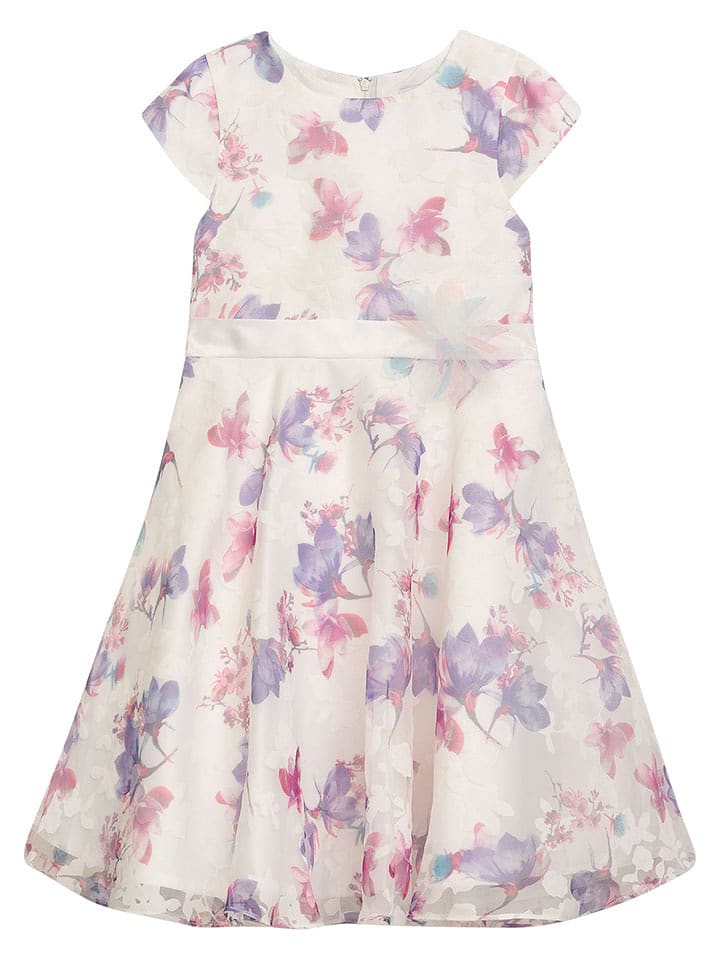 Danamade Sukienka "Dnala" w kolorze fioletowo-kremowo-różowym rozmiar: 128