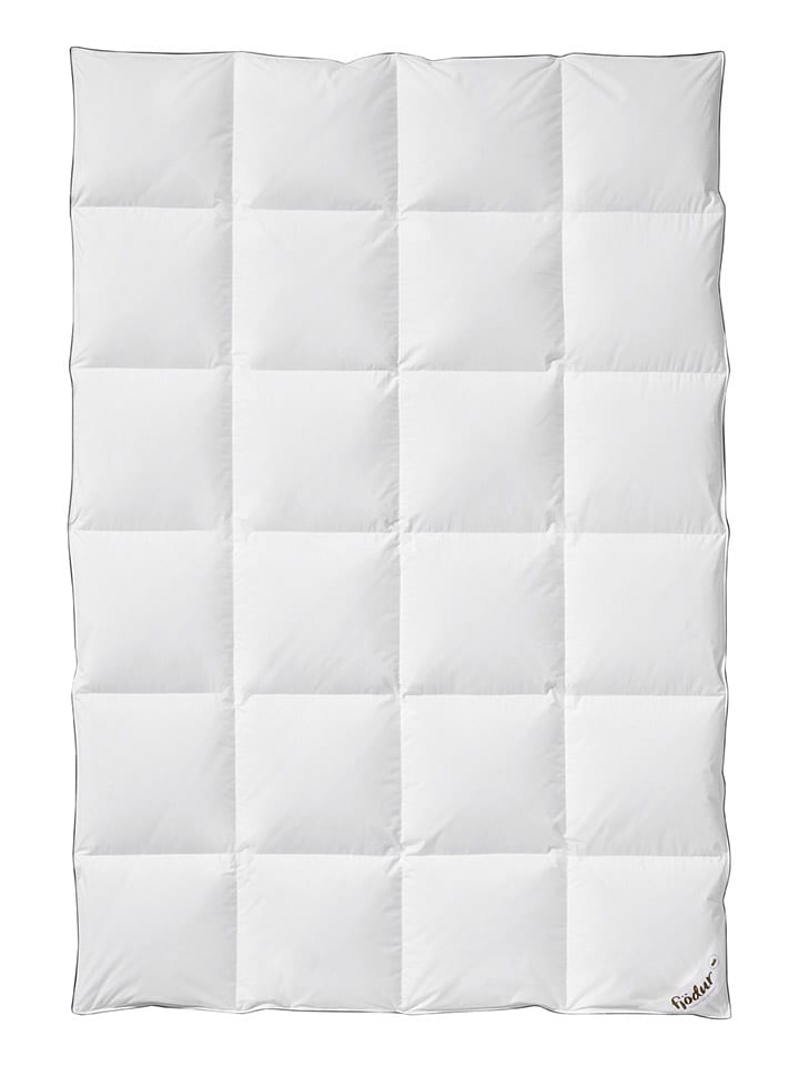 Fjödur Puchowa kołdra w kolorze białym rozmiar: 240x220 cm