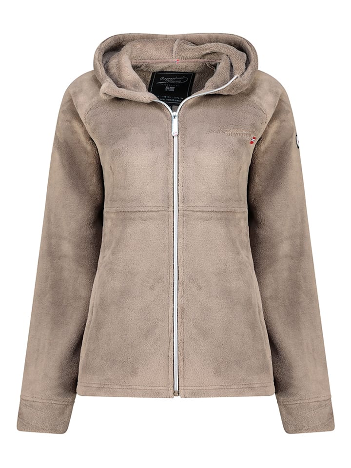 Geographical Norway Kurtka polarowa "Ulotta" w kolorze szarobrązowym rozmiar: XL