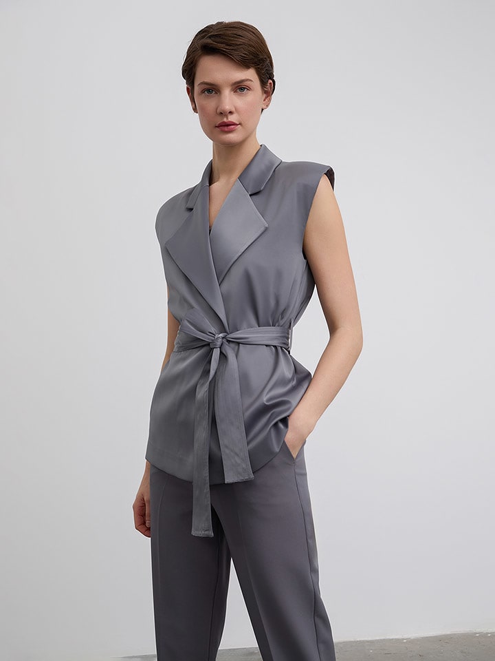 BGN Kamizelka w kolorze antracytowym rozmiar: 36