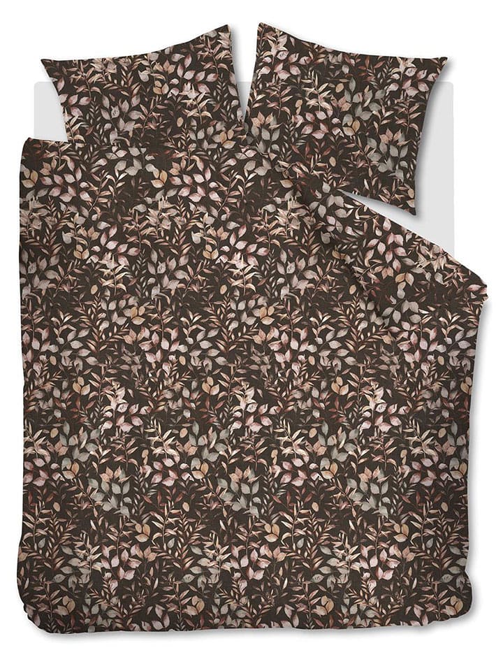 Rivièra Maison Komplet pościeli "Faded Fall" w kolorze brązowym rozmiar: 260x200/220 cm