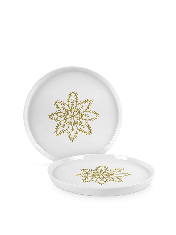 ppd Talerz deserowy "Atelier Cristal" w kolorze złoto-białym - Ø 15 cm rozmiar: onesize