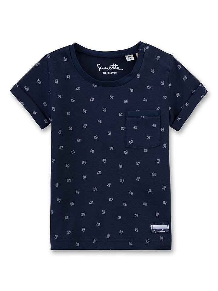 Sanetta Kidswear Koszulka w kolorze granatowym rozmiar: 68
