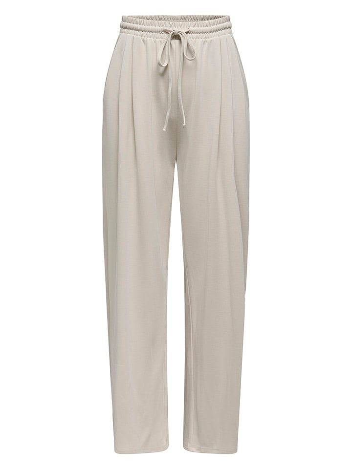 ONLY Spodnie w kolorze beżowym rozmiar: XL