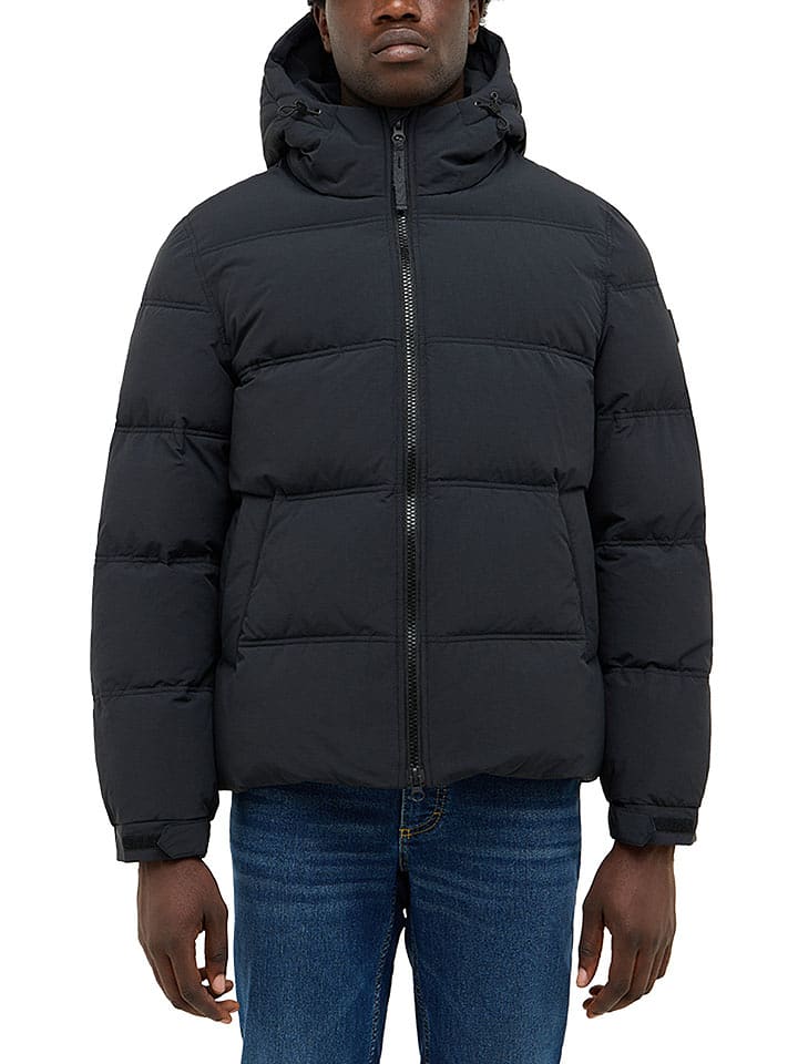 Mustang Kurtka pikowana w kolorze czarnym rozmiar: 3XL