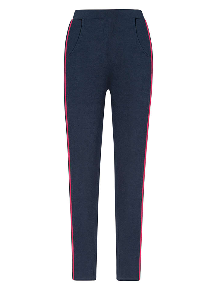 Naturana Spodnie w kolorze granatowym rozmiar: XL