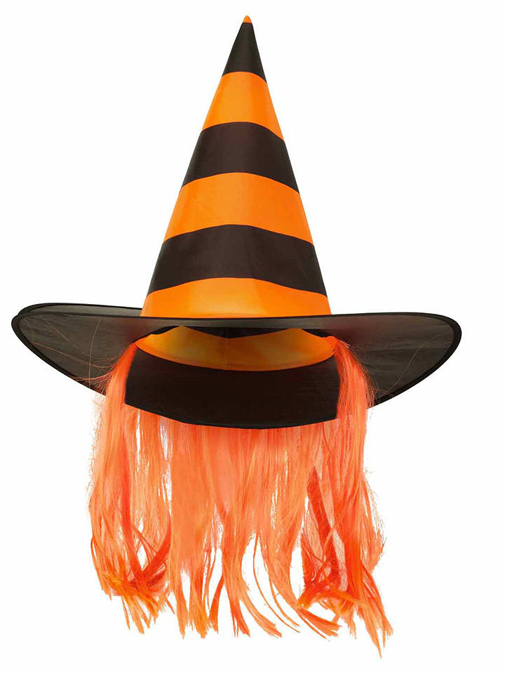 amscan Kapelusz w kolorze czarno-pomarańczowym rozmiar: onesize