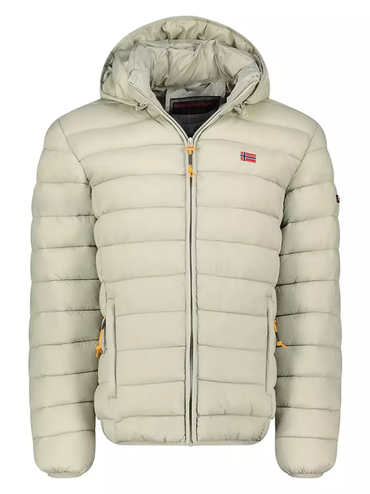 Geographical Norway Kurtka pikowana "Amigolor" w kolorze jasnozielonym rozmiar: XL