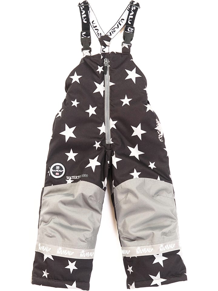 HULABALU Spodnie narciarskie "X-Stars" w kolorze czarnym rozmiar: 74