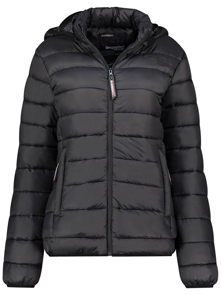 Geographical Norway Kurtka pikowana "Atikoclerc" w kolorze czarnym rozmiar: M