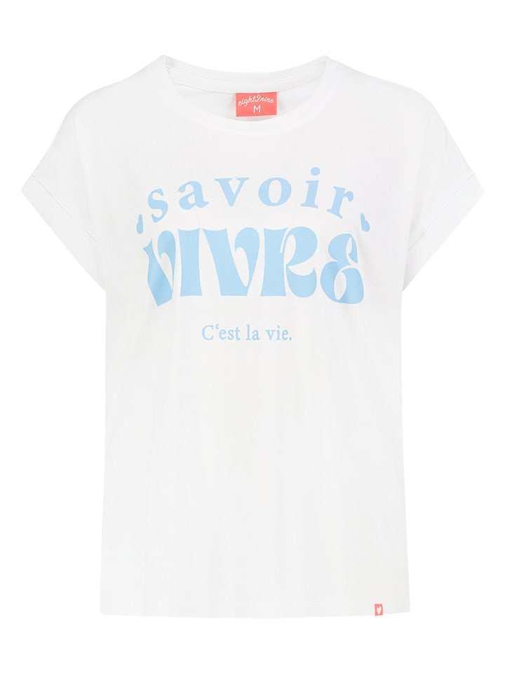 Eight2Nine Koszulka w kolorze białym rozmiar: M