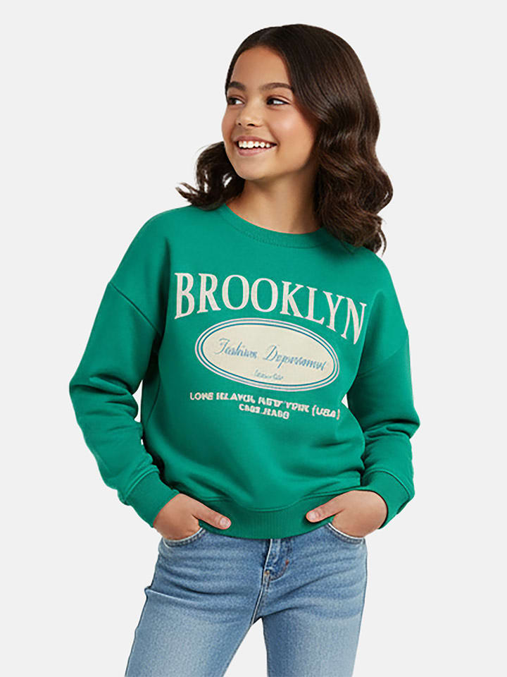 Cars Bluza "Joanie" w kolorze zielonym rozmiar: 140