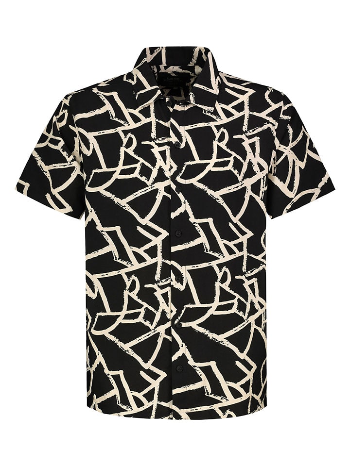 Sublevel Koszula w kolorze czarno-beżowym rozmiar: M