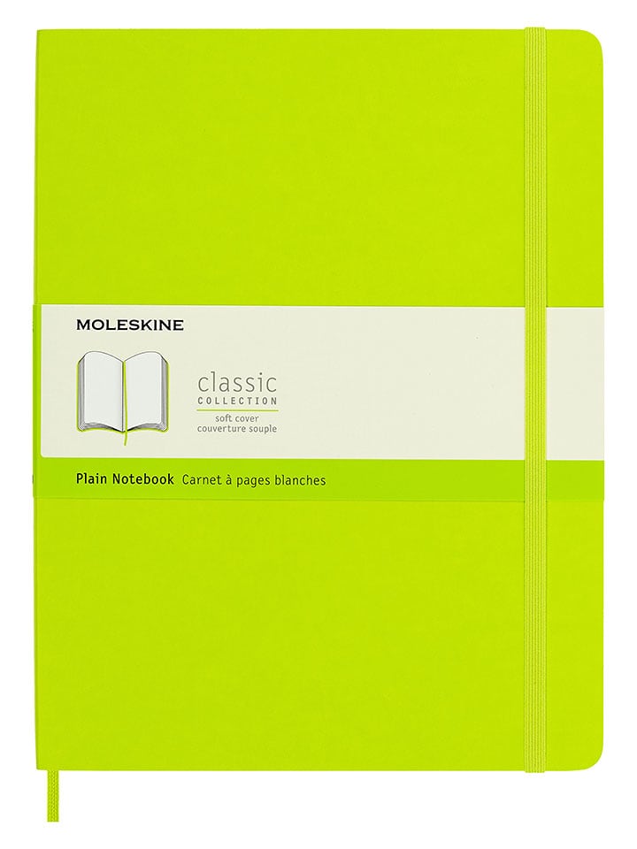 Moleskine Notatnik w kolorze limonkowym - 19 x 25 cm rozmiar: onesize