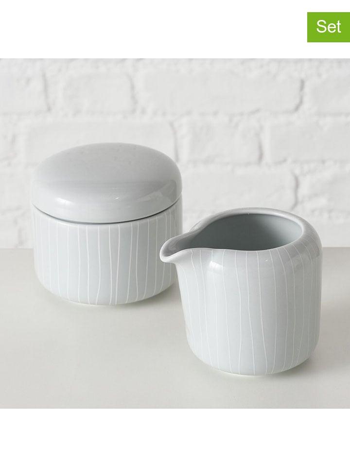 Boltze 2-częściowy zestaw "Bergen" w kolorze szarym rozmiar: onesize