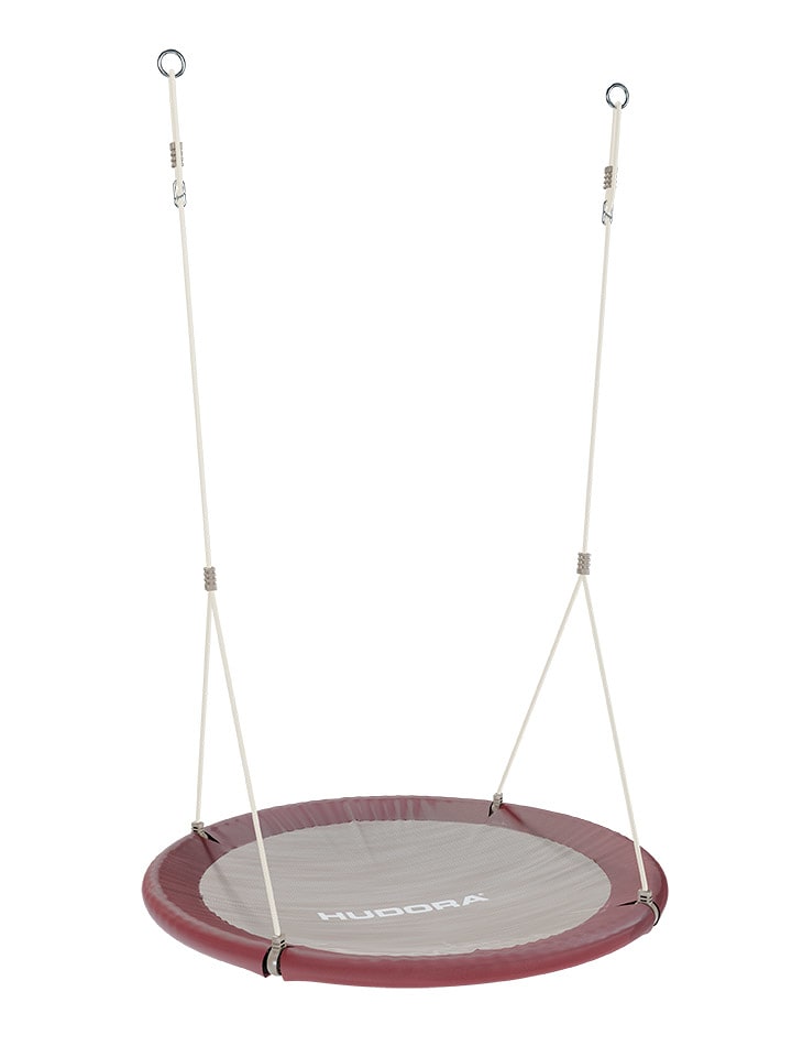 Hudora Huśtawka "Lounge" w kolorze czerwonym - Ø 110 cm - 3+ rozmiar: onesize