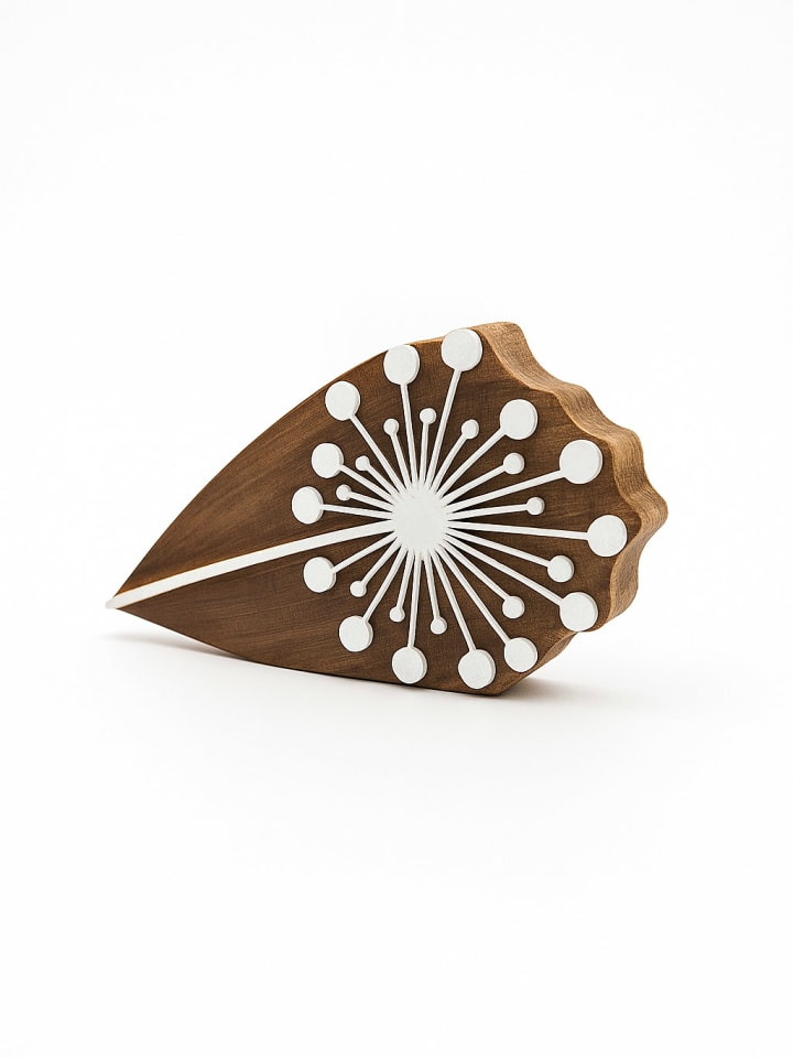 Samimi Stempel "Dandelion" w kolorze jasnobrązowo-białym - 18 x 10 cm rozmiar: onesize