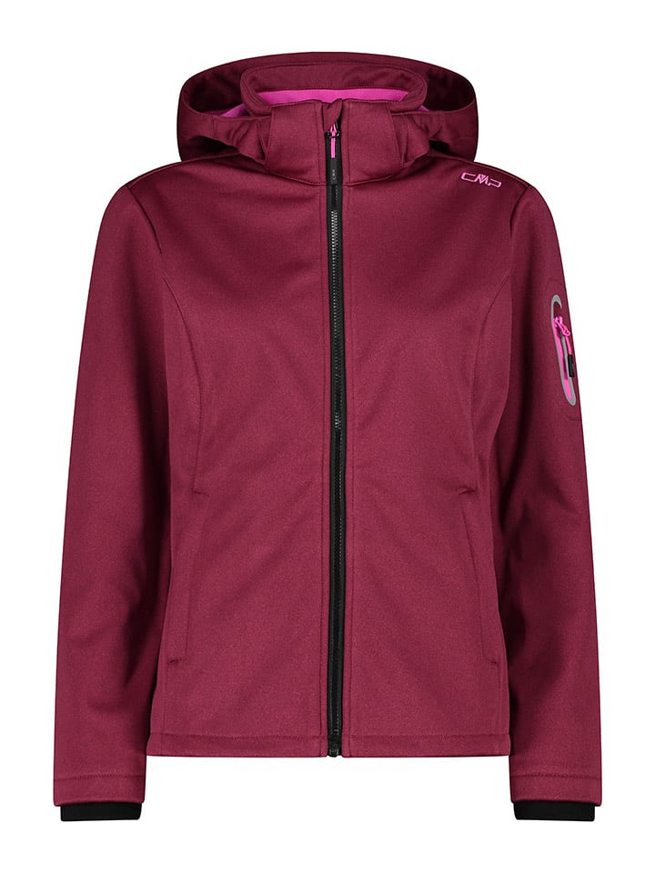 CMP Kurtka softshellowa w kolorze bordowym rozmiar: 44