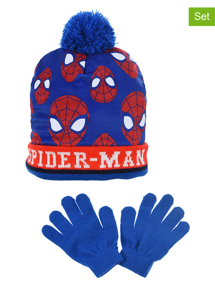 Spiderman 2-częściowy zestaw "Spider-Man" w kolorze niebieskim rozmiar: 54 cm