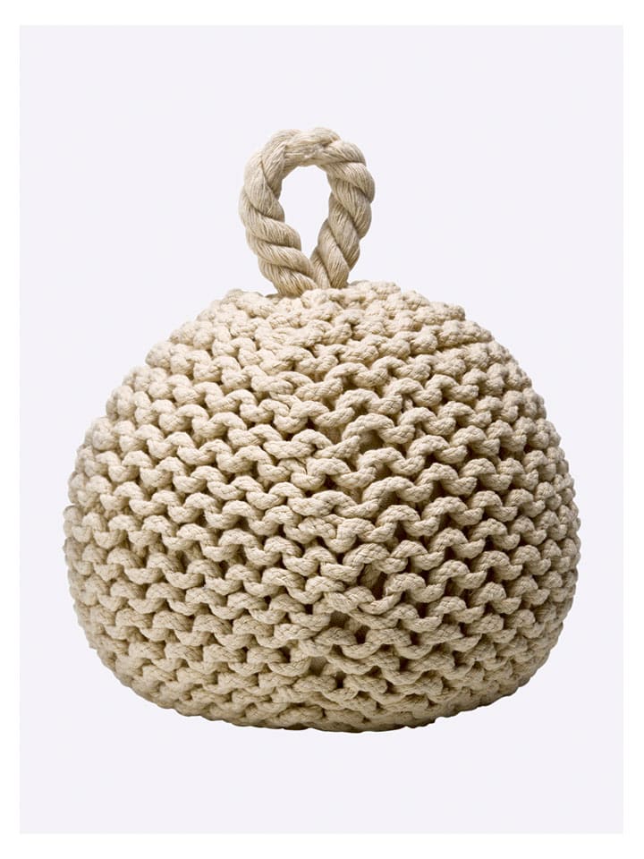 heine home Stoper w kolorze beżowym do drzwi - wys. 20 x Ø 17 cm rozmiar: onesize