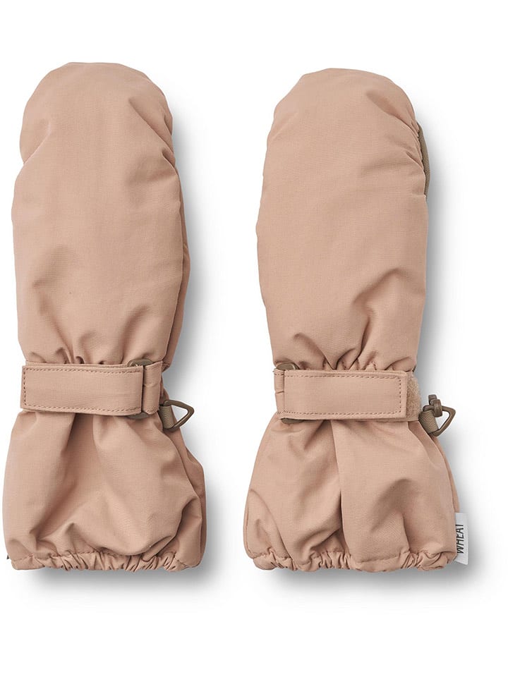 Wheat Rękawiczki funkcyjne w kolorze jasnoróżowym rozmiar: 140-152